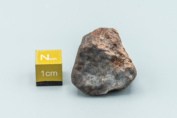 Chondrite Meteorite L6W2 Type isolated, piece of rock formed as an asteroid in the universe at...