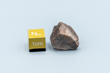 Chondrite Meteorite L6W2 Type isolated, piece of rock formed as an asteroid in the universe at...