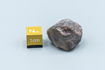 Chondrite Meteorite L6W2 Type isolated, piece of rock formed as an asteroid in the universe at...