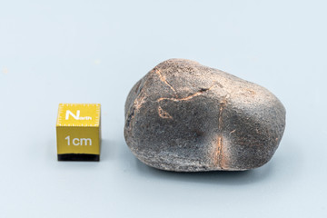 Chondrite Meteorite L6W2 Type isolated, piece of rock formed as an asteroid in the universe at...