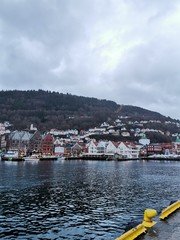 Wzgórza w Bergen, Norwegia © Borys