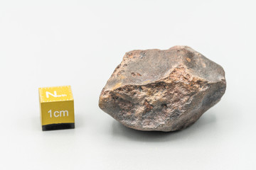 Chondrite Meteorite L6W2 Type isolated, piece of rock formed as an asteroid in the universe at...