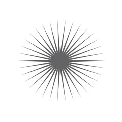 Fototapeta premium Sonnen Icon, 