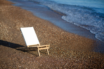 Relaxing on the sun bed during the summer holidays