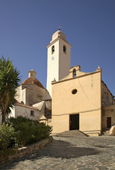Fototapeta na wymiar Cathedral of St. Giacomo in Orosei. Province of Nuoro. Sardinia island. Italy