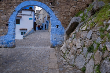 Fototapeta na wymiar Entry to Chefchaouen, Morocco