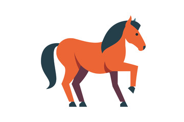  Illustration Vector of animal flat design vector Perfect for T Shirt design,logo,sticker