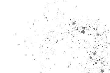 Silver glitter confetti.