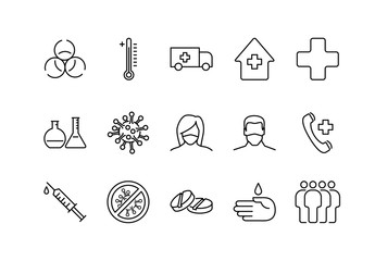 Coronavirus Icon Set