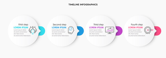 Vector infographic template