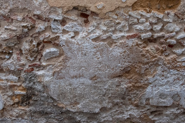 Crumbling Old Brick Wall, Medina, Fes, Morocco