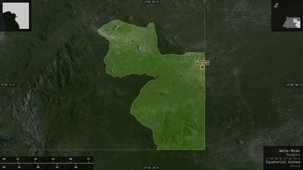 Wele-Nzas, Equatorial Guinea - composition. Satellite