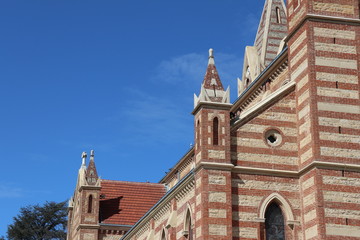 Eglise catholique Saint Barthélémy à Genas construite en 1876 - ville de Genas - Département du Rhône - France - Vue extérieure