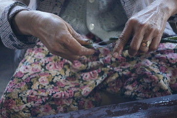 hands of woman