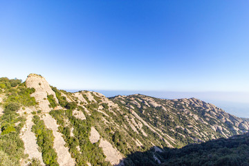 Mountain view Monserrat, Barcelona Spain