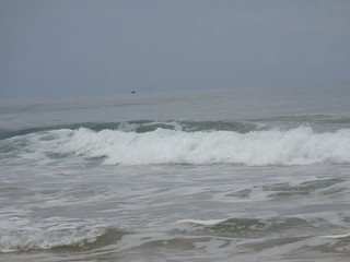 Beautiful beach with nature background. Good place to spent a holiday.