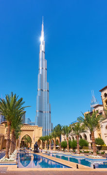 Burj Khalifa and Palace Hotel in Downtown Dubai