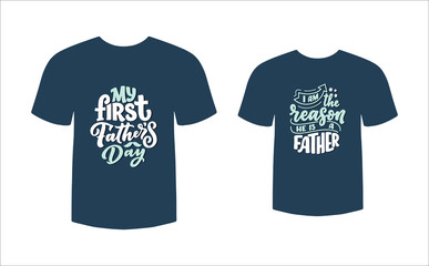 Funny hand drawn lettering quotes for Family Look design. Cool phrases for t shirt print. Inspirational slogans for Father's Day. Funny typography fashion template. Vector