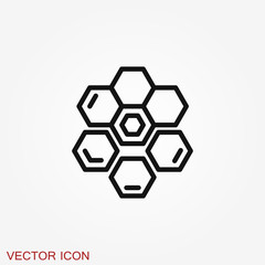 Obraz na płótnie Canvas Jar vector icon with cap isolated on background. Honey symbol