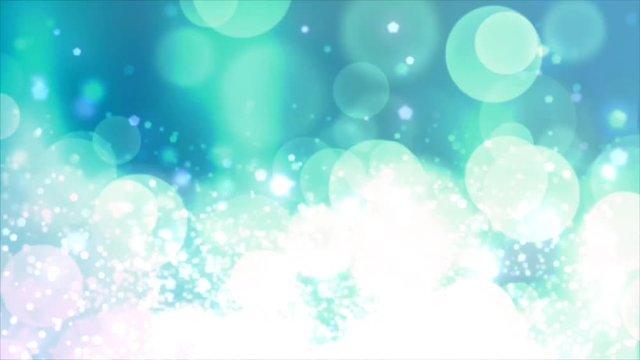 水　パーティクル　光　CG背景　キラキラ　アニメーション