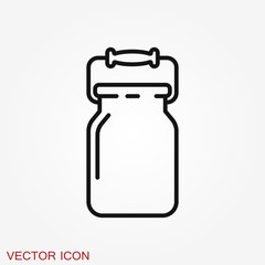 Milk icon, symbols for fresh natural food design