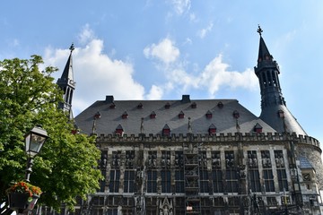View of Aachen City hall