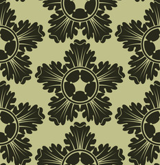 elegant floral ornament seamless pattern