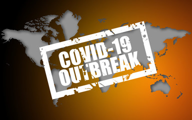 Worldwide corona virus COVID-19 outbreak
