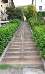 Lunga Scala nel centro storico della città