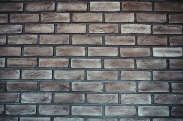 Gray brick wall texture. Brick texture