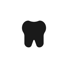 Tooth Icon in trendy flat style isolated on grey background. Dentistry symbol for your web site design, logo, app, UI. Vector illustration, EPS10.