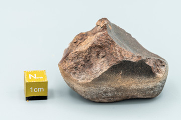 Chondrite Meteorite L6W2 Type isolated, piece of rock formed as an asteroid in the universe at...