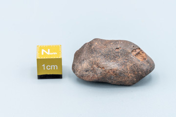 Chondrite Meteorite L6W2 Type isolated, piece of rock formed as an asteroid in the universe at...
