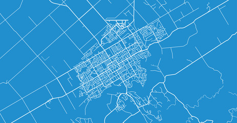Urban vector city map of Palmerston North, New Zealand © ink drop