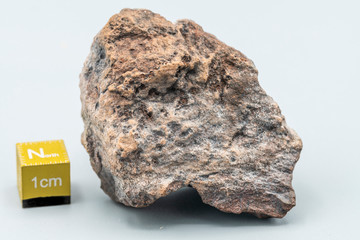 Chondrite Meteorite L6W2 Type isolated, piece of rock formed as an asteroid in the universe at...