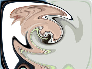 Original artistic abstract background. Spinning, turning around oil paint 