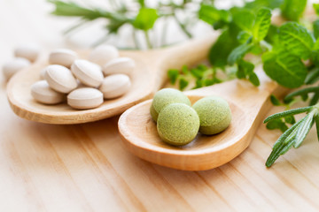 ハーブのサプリメント