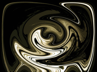 Liquid speedy movement around turning point. Abstract circle background