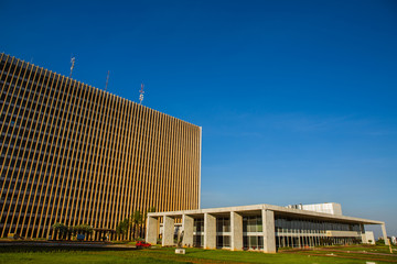 Brasilia, Brazil - October 29, 2012: Buriti Palace, seat of the government of the Federal District....