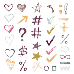 design chalk vector textures hand drawn textures