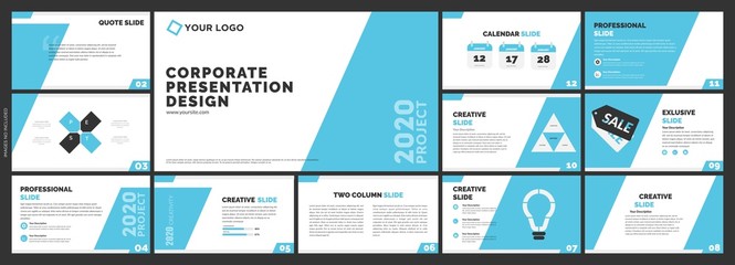 Simple Presentation Design Vector