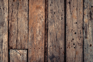 Dark brown wood texture with natural striped pattern background