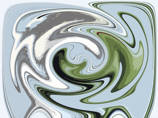 Abstract circling simple graphic illustration for web design