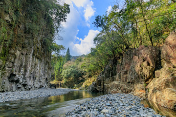 滞迫峡　大分県豊後大野市　Taizakokyo Ooita Bungoo-no city