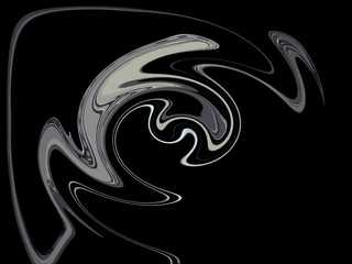 Abstract circling simple graphic illustration for web design