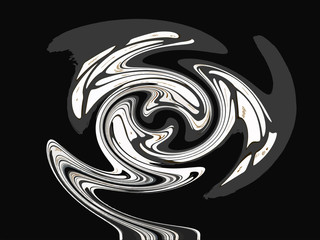 Abstract circling simple graphic illustration for web design