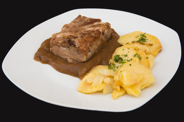 Roast with Potatoes