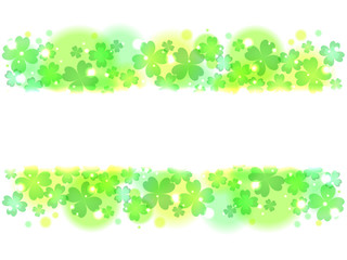 クローバーのイラスト背景