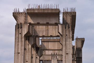 Construction remains unfinished unit of Chernobyl nuclear power plant