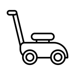 lawn mower , line style icon